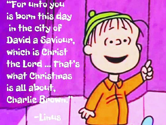 Linus never drops his blanket