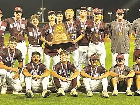 Lions bring home UIL State Baseball Semifinalist 1A trophy