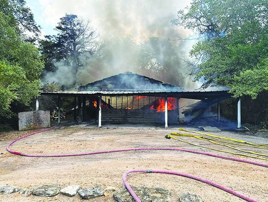 Luther Hill structure destroyed by fire under investigation