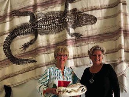 Nature Print artist shows in Schulenburg