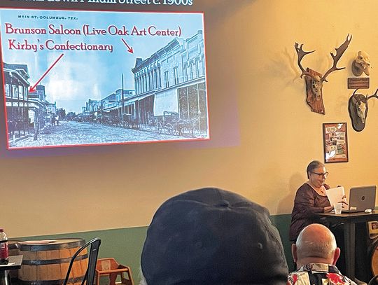 Nesbitt Library Live Oaks and Dead Folks gives lively historical program