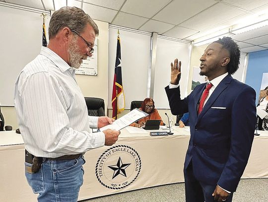 Newly elected mayor of Eagle Lake is Anthony Johnson