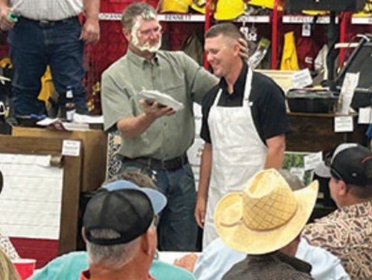 Oakridge VFD holds pie in the sky or rather pie in the eye fundraiser