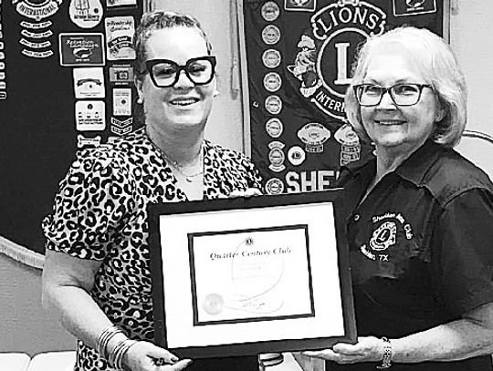 Peck recognized for 25 years