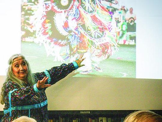 Reyes gives talk on Native American Dance and Culture