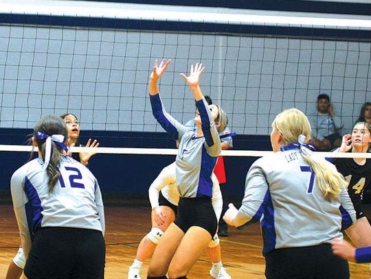 Rice gets swept by Yoakum in volleyball