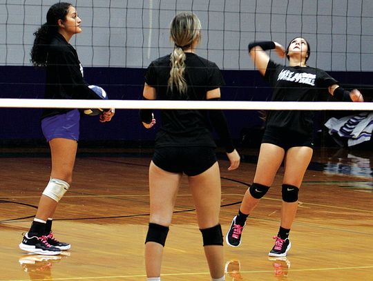 Rice volleyball sharpens up at practice