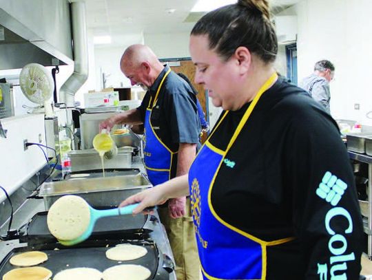 Rotary serves up hot pancakes