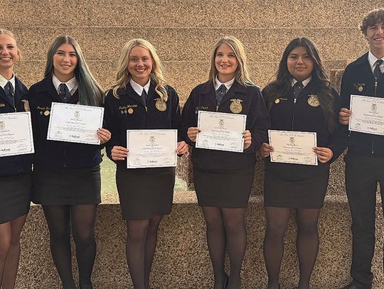 Schulenburg FFA students receive coveted Lone Star Degree