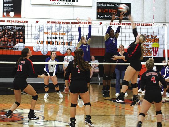 Schulenburg thrashes Louise in volleyball