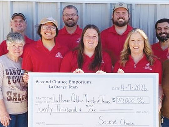 Second Chance Emporium donates to Camp Lone Star