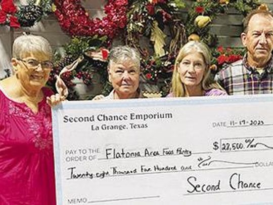 Second Chance Emporium donates to number of worthy causes