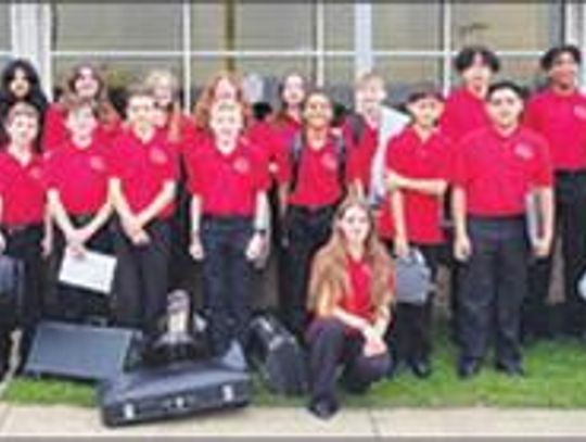 Seven earn chairs at MS Region Band