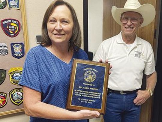 Sgt. Carol Richter retires after 42 years with CCSO