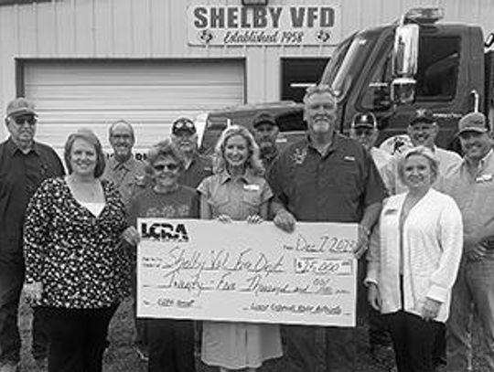 Shelby VFD receives LCRA grant