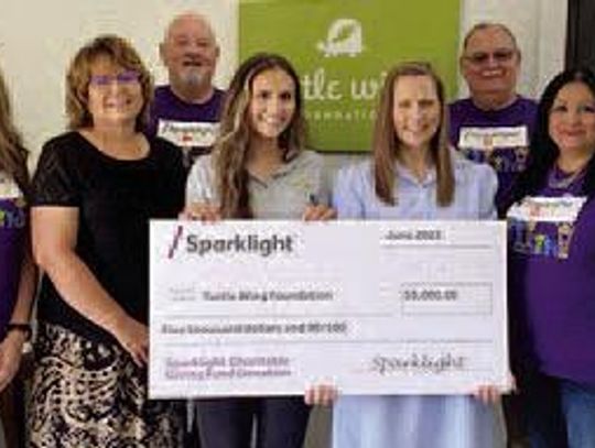 Sparklight Awards Grant to Turtle Wing Foundation