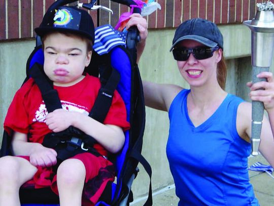 Special Olympics Law Enforcement Torch Run through Bellville