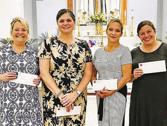 St. Rose of Lima Catholic School presents service awards
