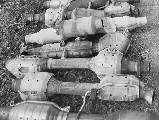 Stolen catalytic converters recovered