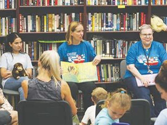 Summertime story time at Nesbitt Library