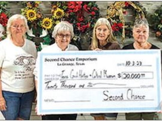 TCHCC receives donation from Second Chance