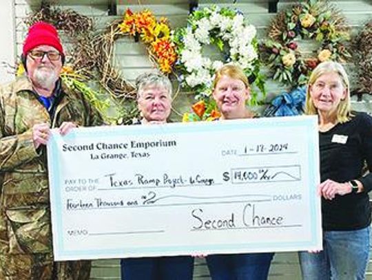 Texas Ramp Project receives donation