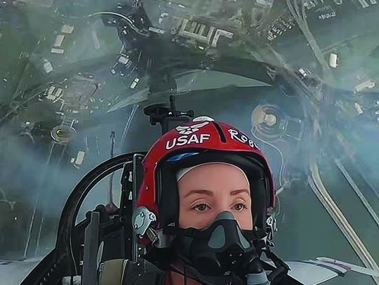 Thunderbirds local gal soars over Houston