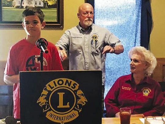 Two guest speakers at Columbus Lions