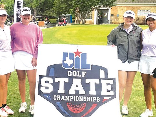 Weimar girl’s golf team ties for fifth place at UIL State Tournament