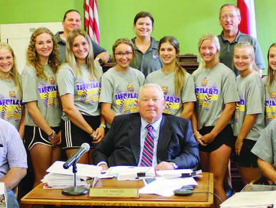 Weimar High School Softball team earns county resolution