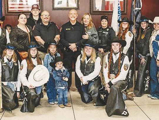 Weimar hosted Harris County Sheriff’s Office Jr. Mounted Posse