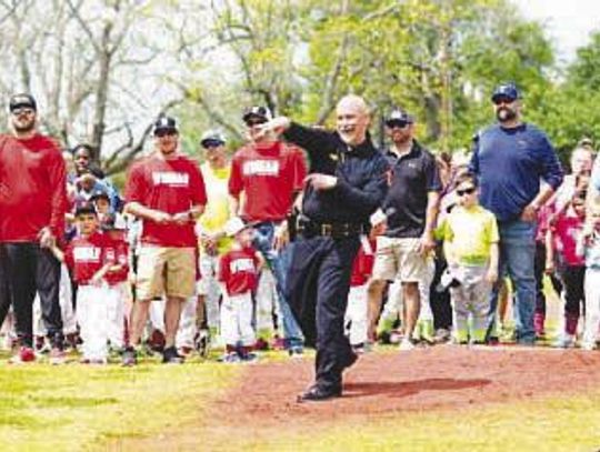 Weimar Little League held opening ceremonies