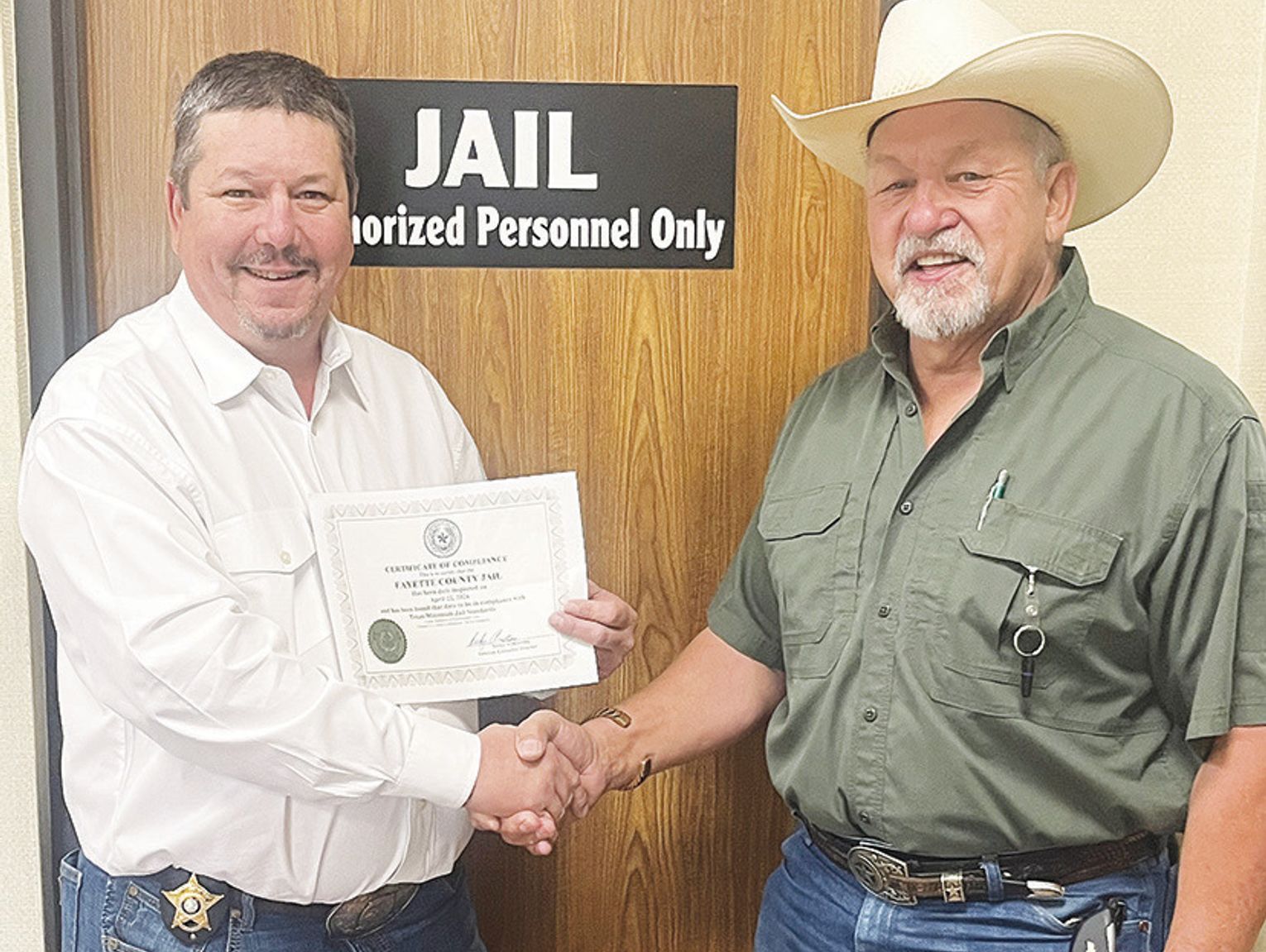 Fayette County Jail passes rigorous state jail inspection
