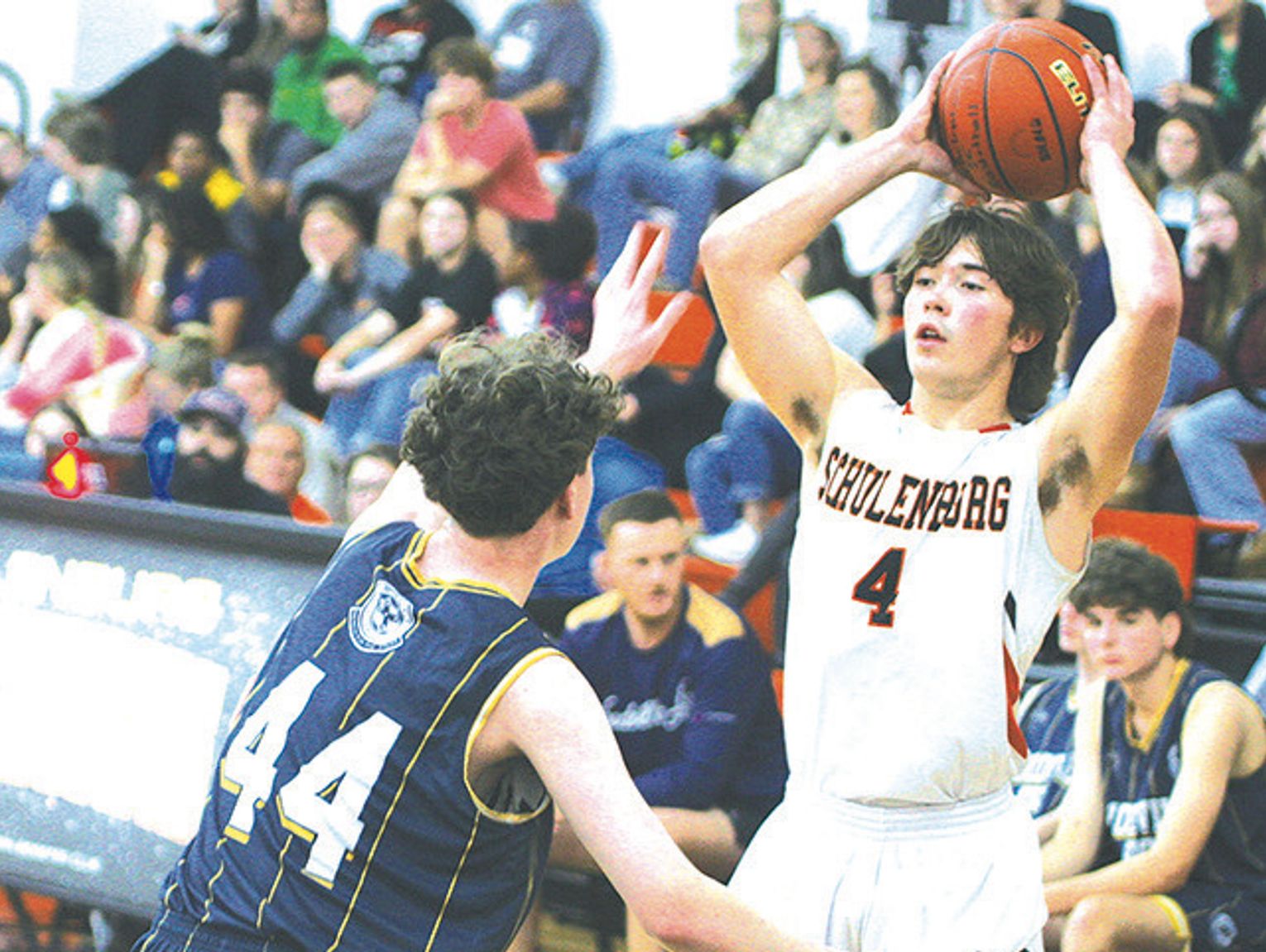 Schulenburg takes down Australia's Woodville High School in boy's hoops