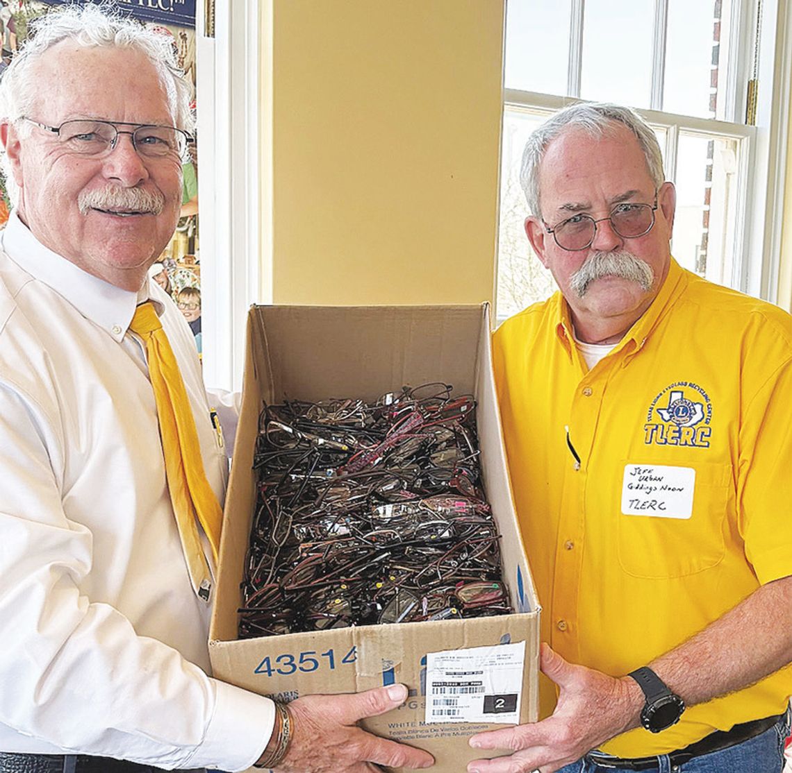 300 eyeglasses donated to Columbus Lions from Columbus Eye Associates