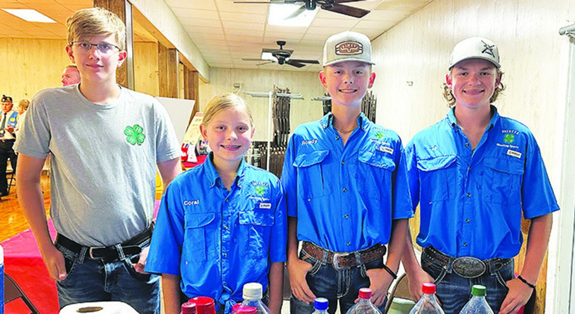 4-H Shooting Sports group works NRA Banquet