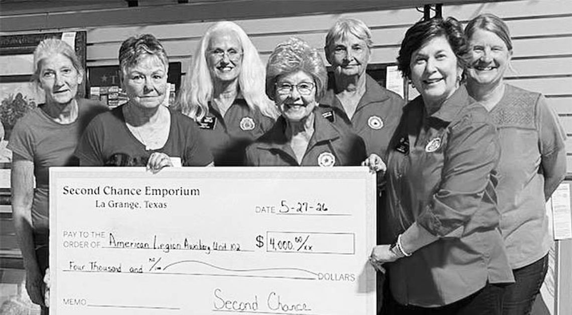 American Legion Auxiliary receives SCE donation