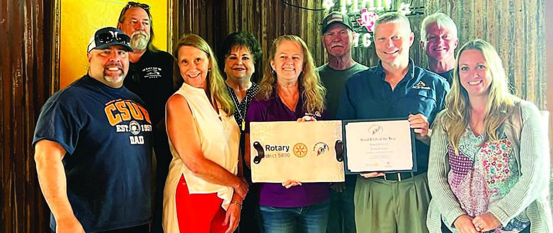 Austin County Rotary Club named Small Rotary Club of the Year