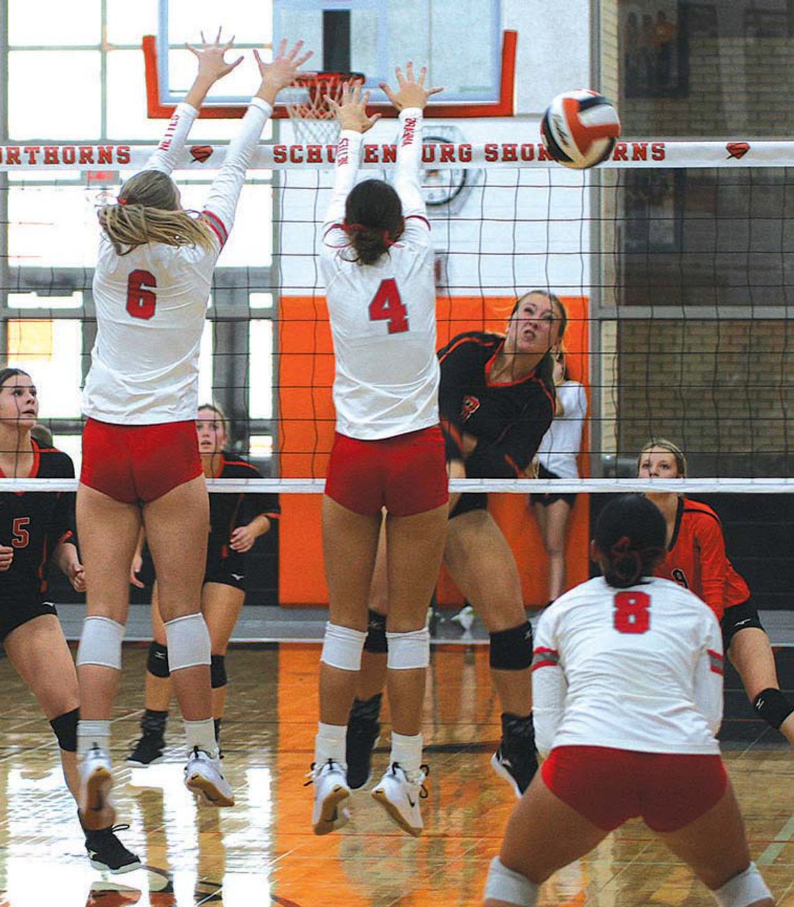 Bellville volleyball handles Schulenburg in four sets