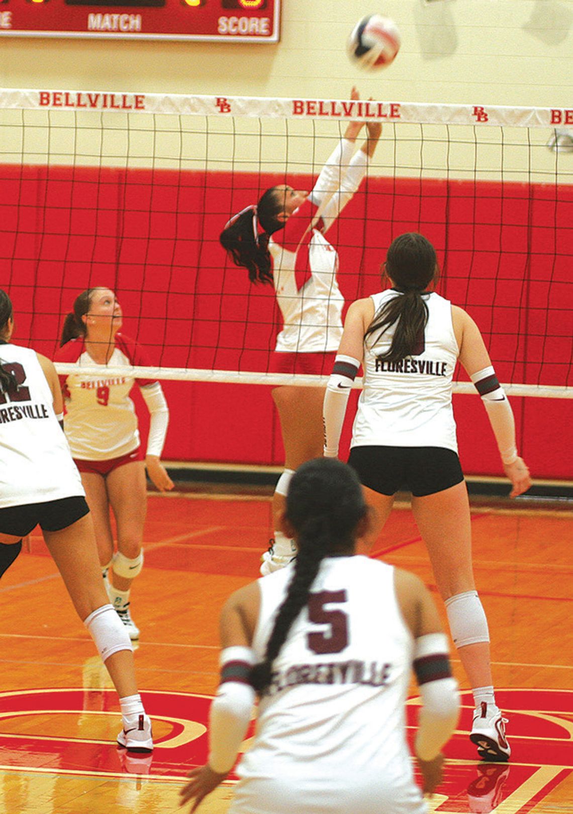 Bellville volleyball hold off Floresville in five sets