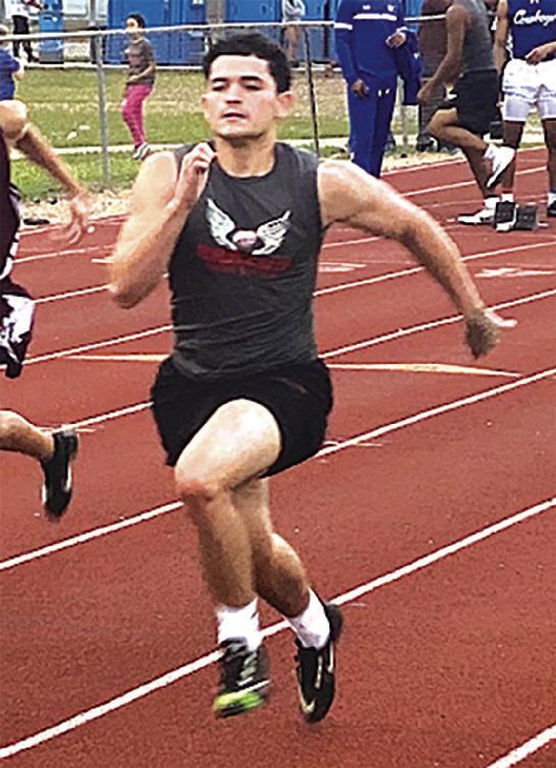 Brazos represemts as only area team and host at track meet