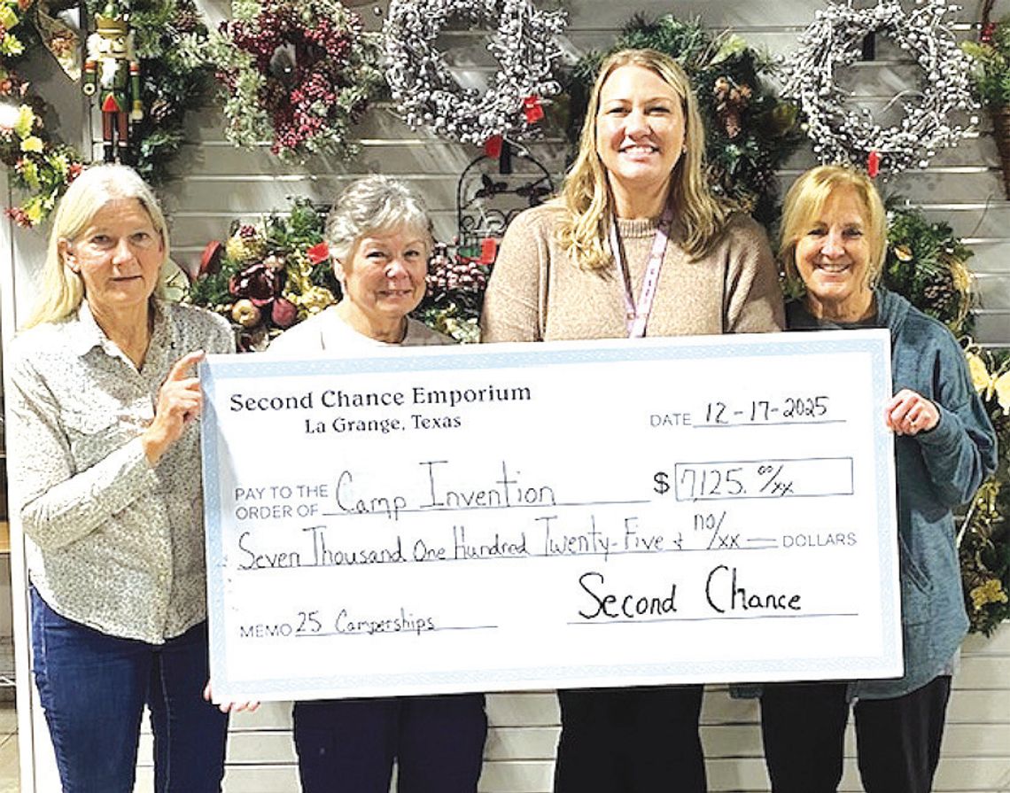 Camp Invention receives donation from SCE