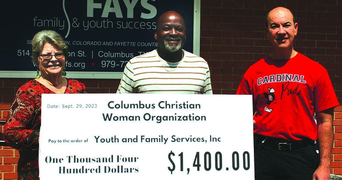 CCWO donates to YFS