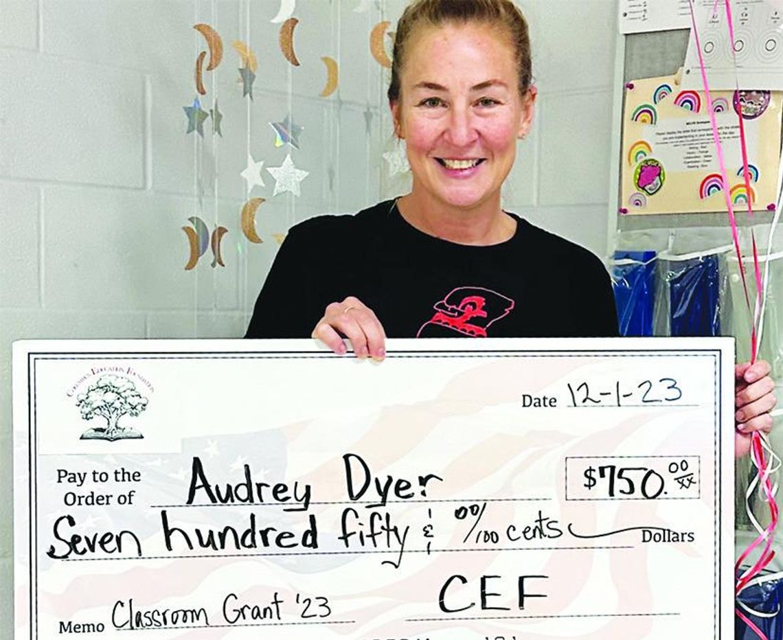 CES teacher receives CEF grant