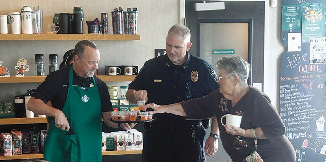 Coffee with a Cop - Starbucks style