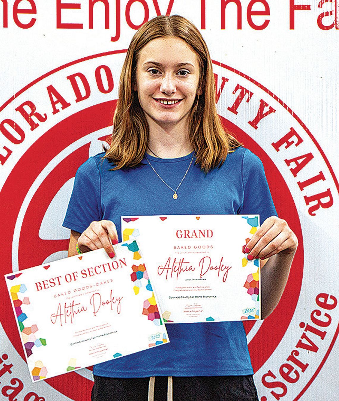Colorado County Fair Home Economics winners