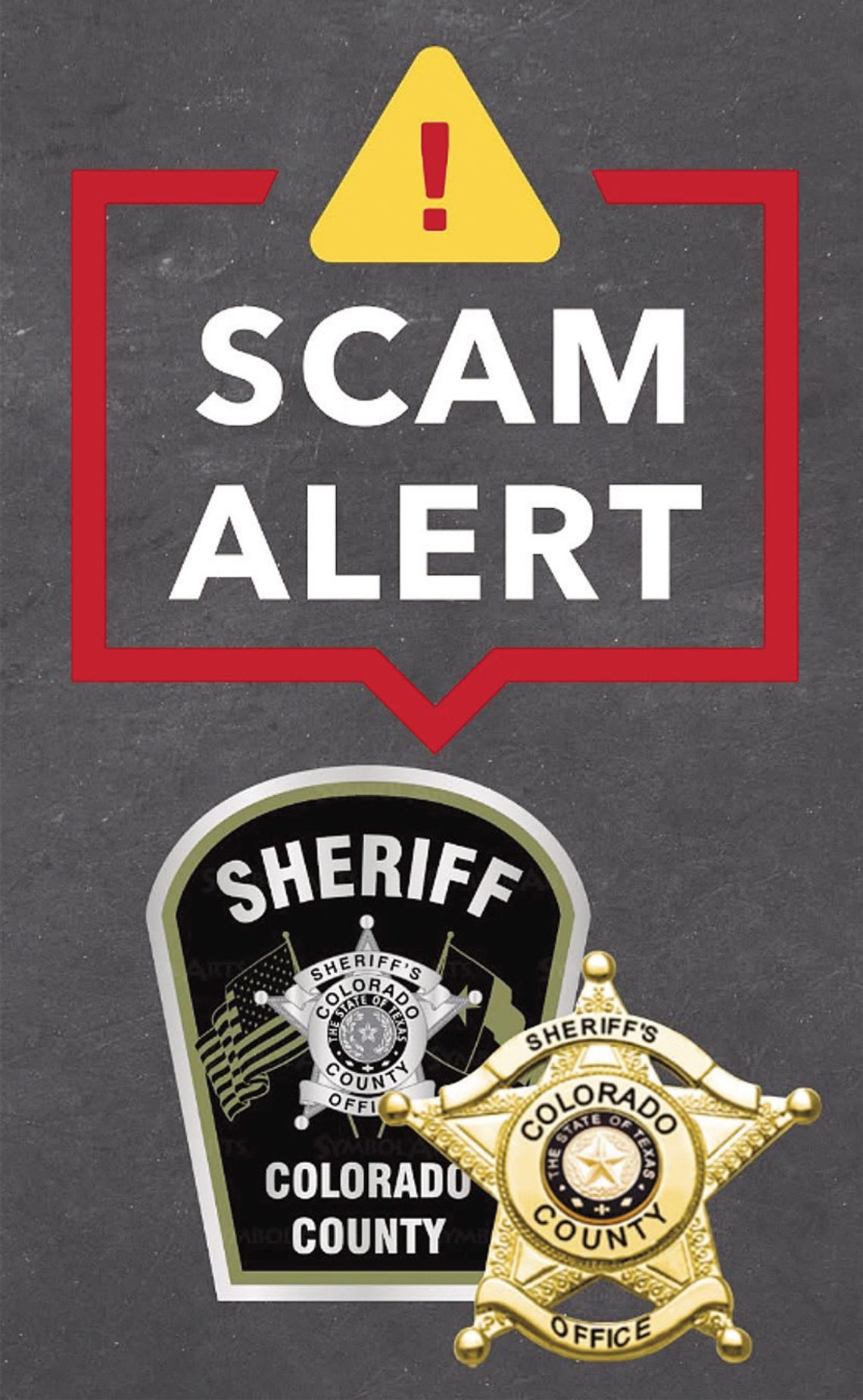 Colorado County Sheriff's Office issues new scam alert