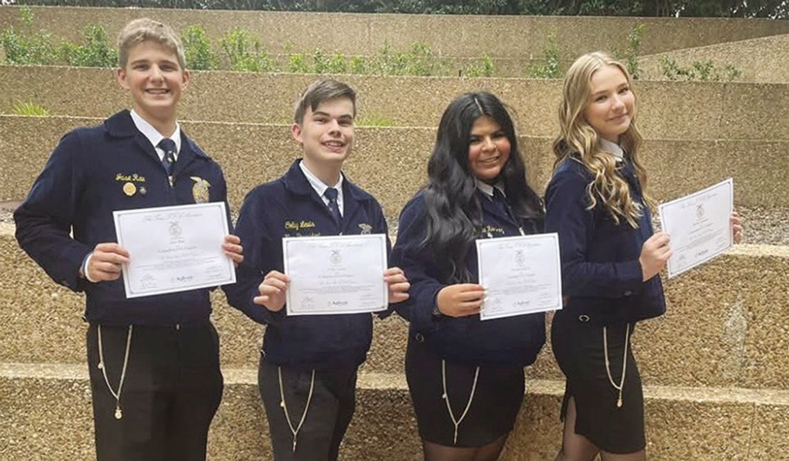 Columbus FFA represented at Texas FFA convention