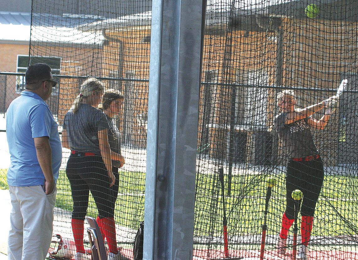 Columbus softball sharpens up at practice for playoff run