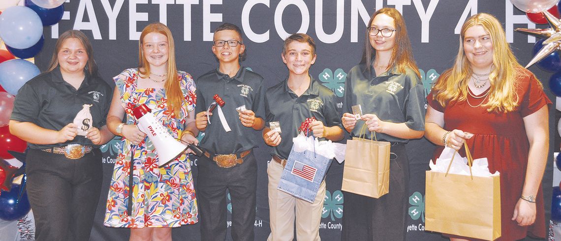 Fayette County 4-H announces 2026-2027 Officers Fayette County 4-H announces 2026-2027 Officers